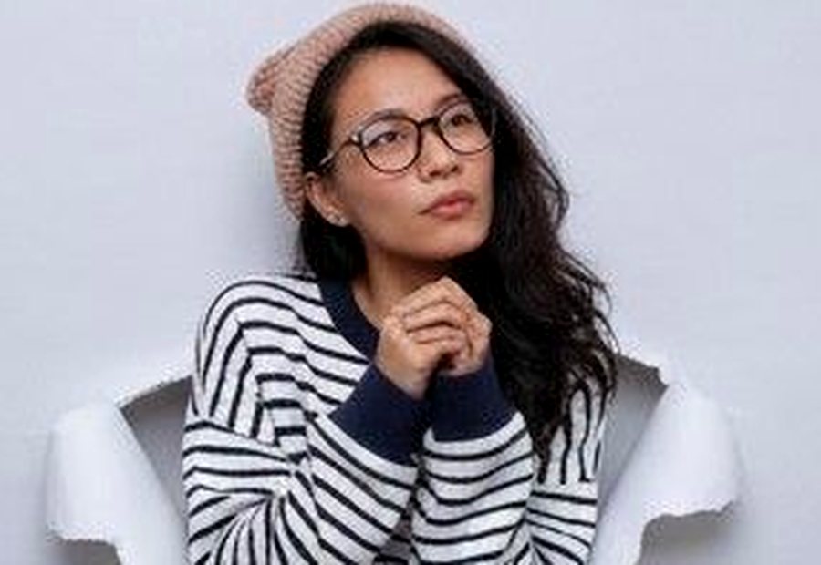 Teen girl in a beanie